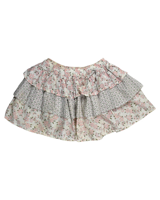 A White Short Skirts from Seed in size 4T for girl. (Front View)