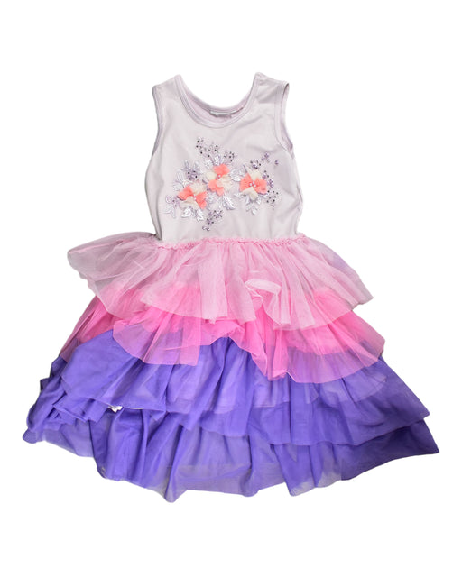 A Pink Dress Sets from Retykle in size 5T for girl. (Front View)