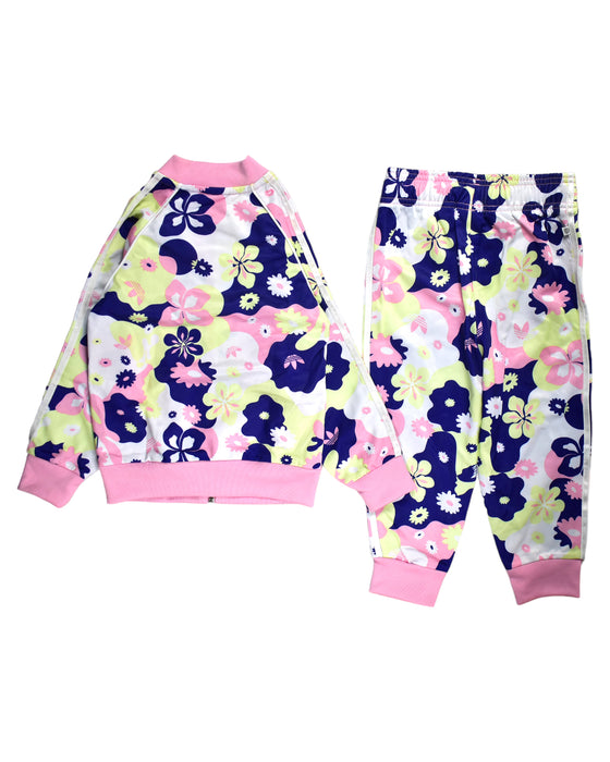 A Pink Pants Sets from Adidas in size 3T for girl. (Back View)