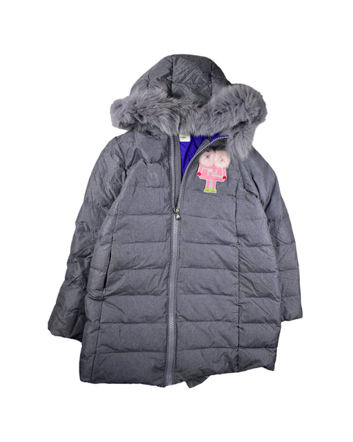 A Grey Puffer/Quilted Jackets from Fendi in size 10Y for boy. (Front View)
