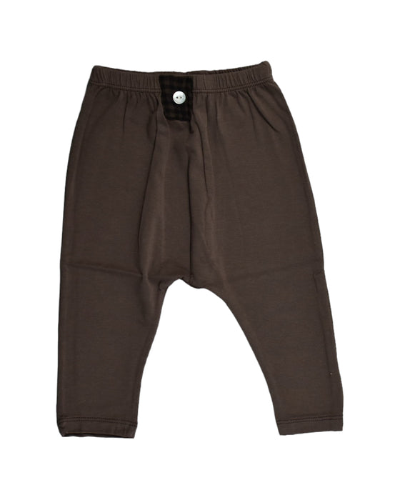 A Brown Casual Pants from Bien A Bien in size 3-6M for boy. (Front View)