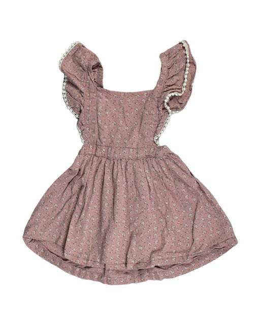 A Pink Sleeveless Dresses from Jamie Kay in size 2T for girl. (Front View)