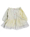 A Yellow Long Sleeve Dresses from Louise Misha in size 6-12M for girl. (Back View)