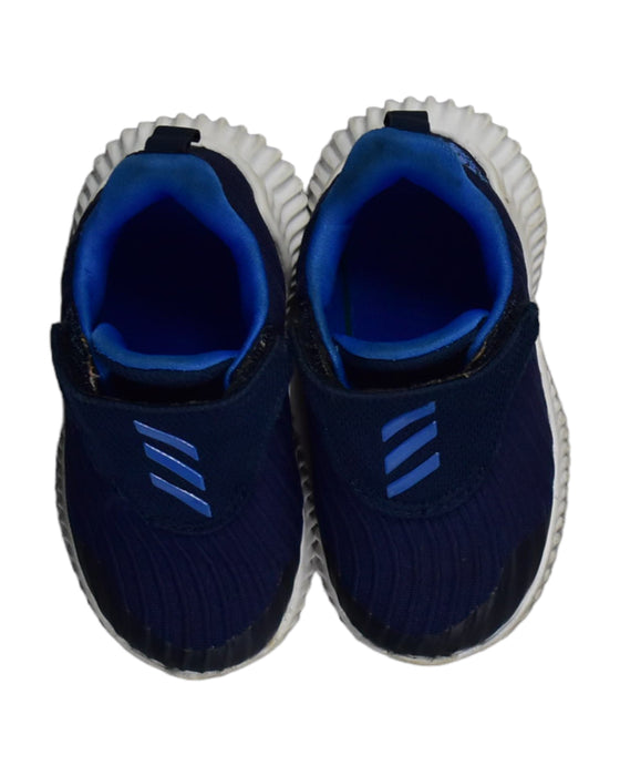 A Blue Sneakers from Adidas in size 18-24M for boy. (Back View)