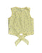 A Yellow Sleeveless Tops from House of Jamie in size 18-24M for girl. (Back View)