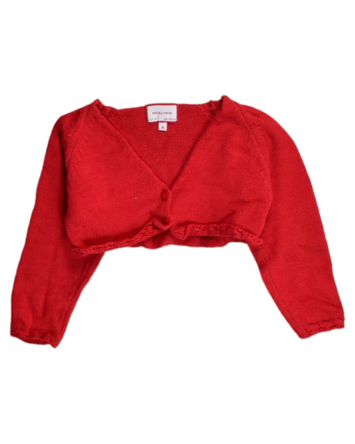 A Red Cardigans from Neck & Neck in size 3T for girl. (Front View)