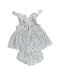 A White Dress Sets from Pukatuka in size 2T for girl. (Back View)