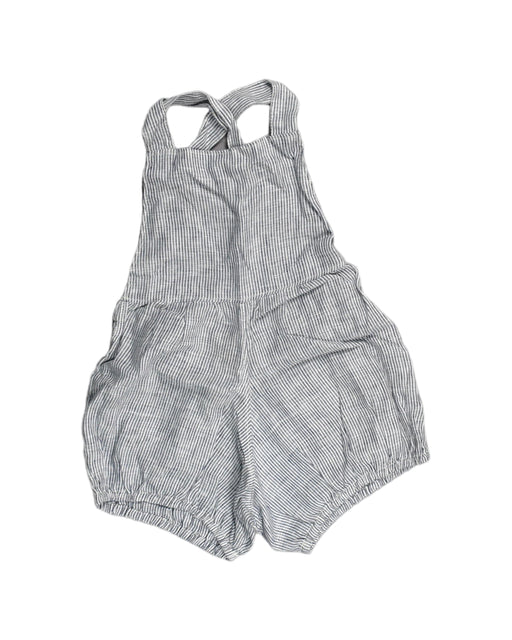 A Grey Overall Shorts from Mabo in size 3T for girl. (Front View)