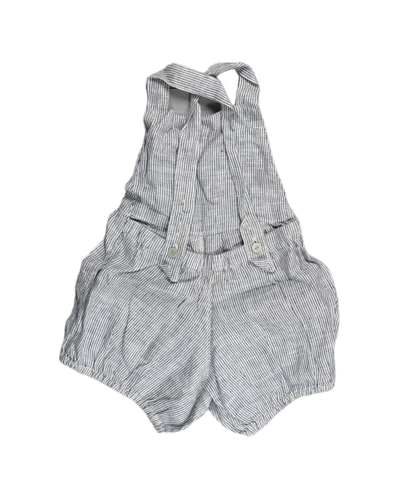 A Grey Overall Shorts from Mabo in size 3T for girl. (Back View)