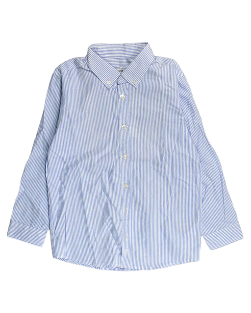 A Blue Shirts from Knot in size 6T for boy. (Front View)