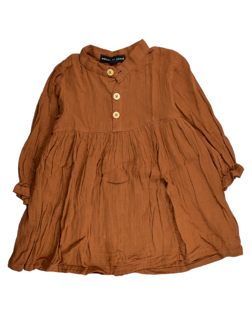 A Brown Long Sleeve Dresses from House of Jamie in size 18-24M for girl. (Front View)