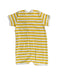 A White Rompers from Petit Bateau in size 18-24M for neutral. (Back View)