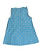 A Blue Sleeveless Dresses from Les Lutins in size 12-18M for girl. (Back View)