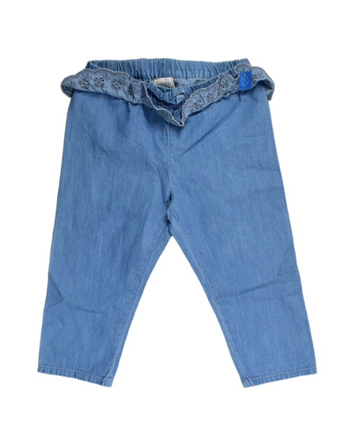 A Blue Casual Pants from Carrément Beau in size 2T for girl. (Front View)