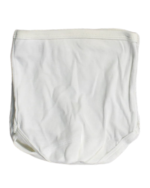 A White Bloomers from Petit Bateau in size 6-12M for girl. (Front View)