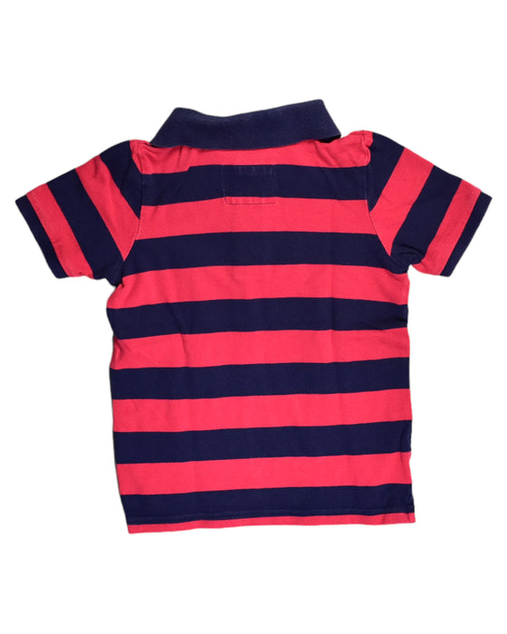 A Red Short Sleeve Polos from Boden in size 4T for boy. (Back View)