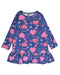 A Blue Long Sleeve Dresses from Tea in size 5T for girl. (Front View)
