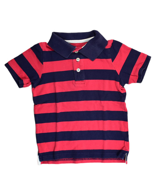 A Red Short Sleeve Polos from Boden in size 4T for boy. (Front View)