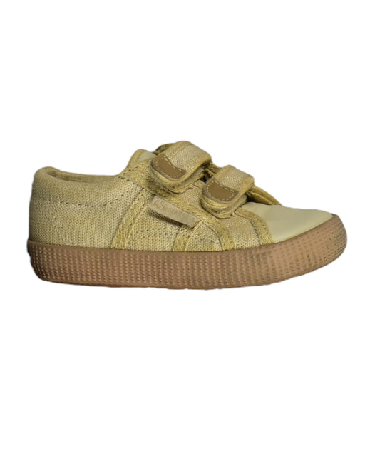 A Yellow Sneakers from Superga in size 3T for boy. (Front View)