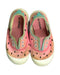 A Pink Slip Ons from Victoria in size 3T for girl. (Back View)