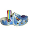 A Blue Sandals from Crocs in size 3T for boy. (Front View)
