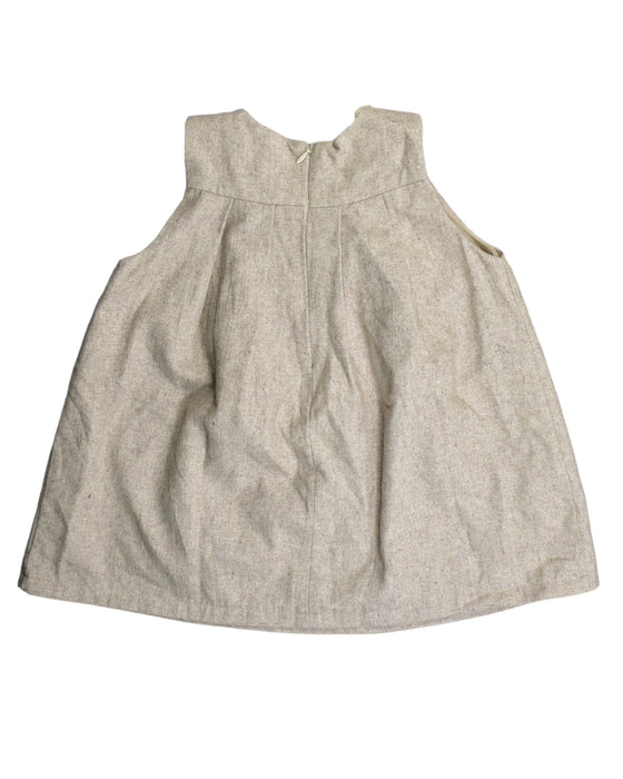 A Beige Sleeveless Dresses from DKNY in size 4T for girl. (Back View)