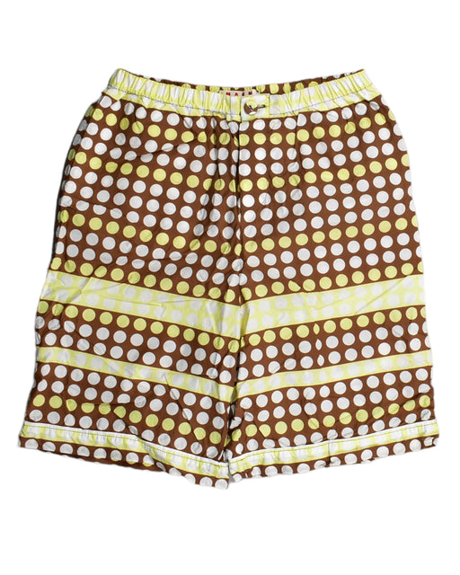 A Brown Shorts from Marni in size 9Y for boy. (Front View)