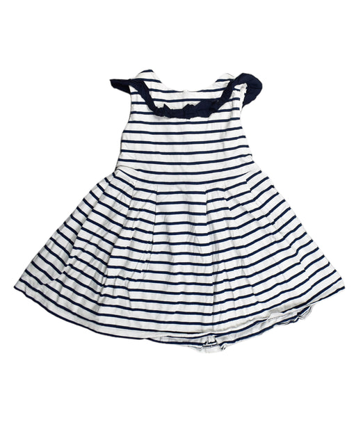 A White Sleeveless Dresses from Jacadi in size 5T for girl. (Front View)