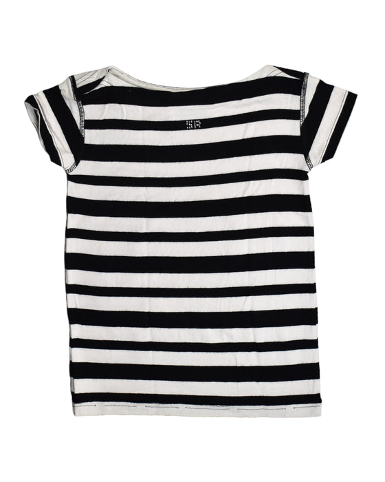 A Black T Shirts from Rykiel Enfant in size 4T for girl. (Back View)
