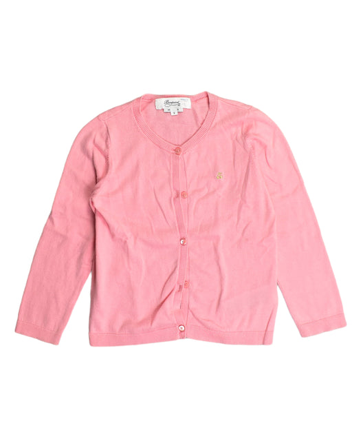 A Pink Cardigans from Bonpoint in size 3T for girl. (Front View)