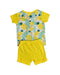 A Yellow Shorts Sets from Oeteo in size 6-12M for boy. (Back View)