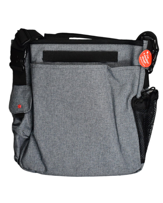 A Grey Diaper Bags from Skip Hop in size O/S for neutral. (Back View)