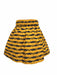 Bertie Elasticated Skirt Ankara Wax Printed fabric OliveAnkara