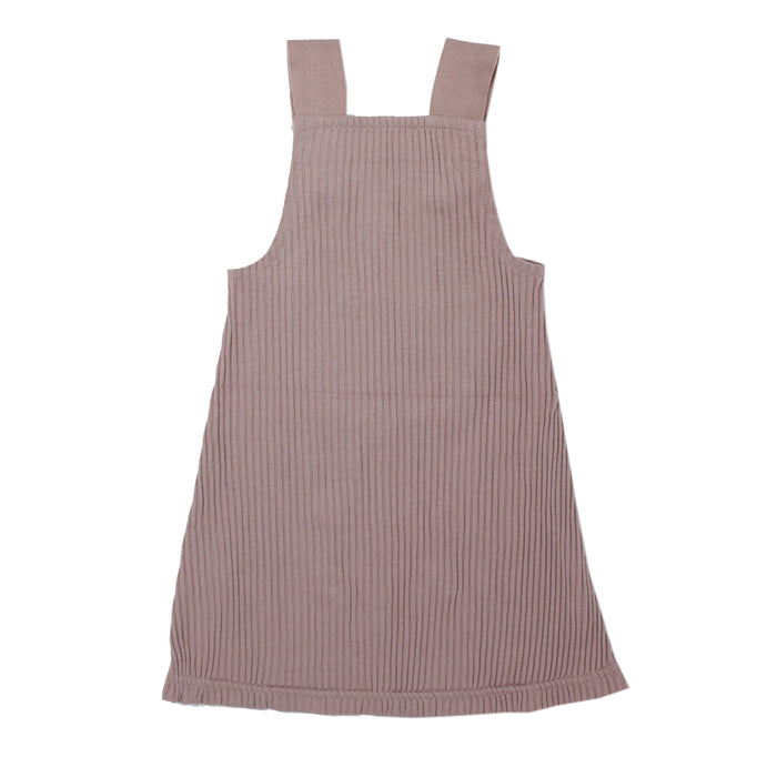 Ribbed Tank Dress in Thistle